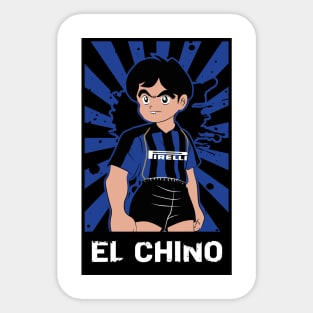 Inter Soccer El Chino Recoba Vintage Football Sticker